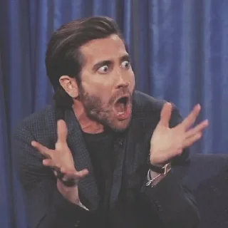 😱 emoji SarshojJakeGyllenhaal Telegram sticker 24 of 76