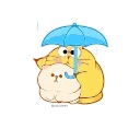 ☔️ emoji Happy Kitty😺-@MochaStickers Telegram sticker 19 of 45