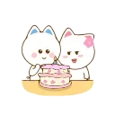 🎂 emoji Cute Kitty- @MochaStickers Telegram sticker 6 of 10