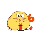 😝 emoji Happy Kitty😺-@MochaStickers Telegram sticker 16 of 45