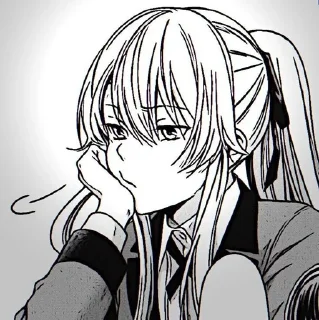 🤧 emoji Саотомэ Мэри Telegram sticker 15 of 61