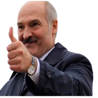 Sticker from President of Belarus