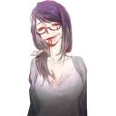 😈 emoji tokyo ghoul Telegram sticker 19 of 100