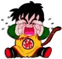 😢 emoji DBZ Telegram sticker 23 of 38
