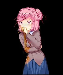 🤮 emoji *♡*Natsuki*♡* Telegram sticker 7 of 89