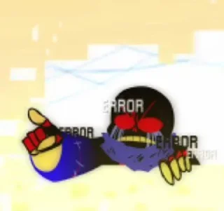 Sticker from ERROR SANS