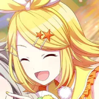 🌟 emoji Kagamine Rin⚡️ @selenasekaii Telegram sticker 13 of 91