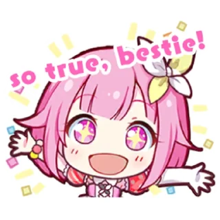 Sticker from proj sekai but FUCKED UP