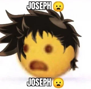 😦 emoji Jojo Telegram sticker 15 of 120
