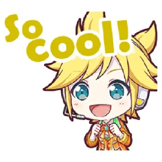 😃 emoji Project Sekai Len Telegram sticker 21 of 25