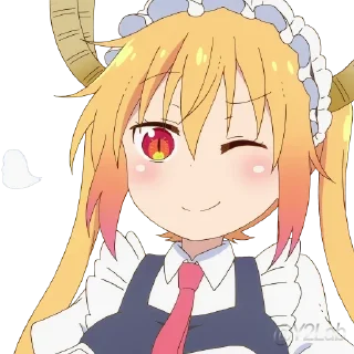 😉 emoji Kobayashi Telegram sticker 5 of 83