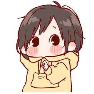 💛 Cute Girl, стікер Telegram 6 з 20