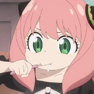 🤢 emoji Anya Chan | @Onishiki @Notid Telegram sticker 13 of 50