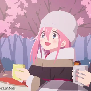 Sticker from @usthen Yuru Camp△ S3