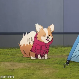 🐶 @usthen Yuru Camp△ S3, Telegram sticker 6 of 15
