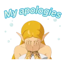 😞 emoji The Legend of Zelda- Breath of the Wild @Nekosticker Telegram sticker 14 of 25