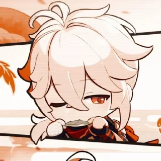 🍂 emoji Kazuha Telegram sticker 9 of 16