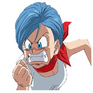 😡 emoji @STIKERFORALL 🇮🇹BULMA Telegram sticker 23 of 35