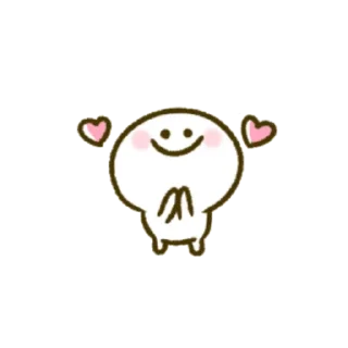 🙏 emoji Smile person:@spoiledRabbits Telegram sticker 12 of 40