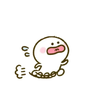 😰 emoji Smile person:@spoiledRabbits Telegram sticker 17 of 40