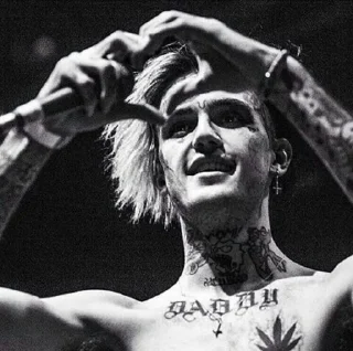 Sticker from Lil peep