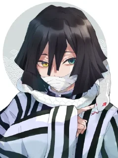 😒 emoji Obanai Iguro Telegram sticker 9 of 33
