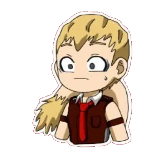 😳 emoji My Hero Academia Telegram sticker 8 of 25