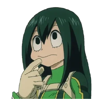 🤔 emoji My Hero Academia Telegram sticker 17 of 25