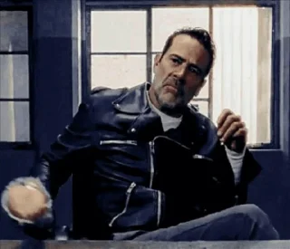 😑 emoji Negan | @TWD_FAN Telegram sticker 20 of 100