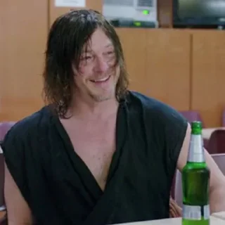 😂 emoji Norman Reedus @Nekostickerss Telegram sticker 14 of 115