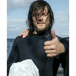 👍 emoji Norman Reedus @Nekostickerss Telegram sticker 6 of 115