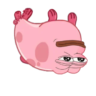 🐸 emoji Patrick PePe 🐸 - [ @PePe_Her3i ] Telegram sticker 10 of 120