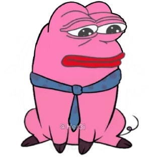 🐸 emoji Patrick PePe 🐸 - [ @PePe_Her3i ] Telegram sticker 13 of 120