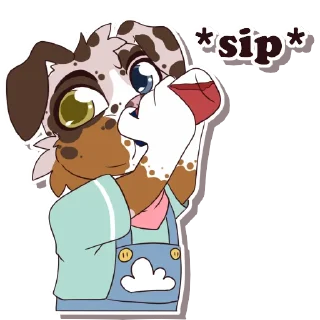 🍵 emoji Cooper the Aussie Telegram sticker 9 of 50