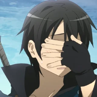 🗡 emoji Kirito Telegram sticker 14 of 46