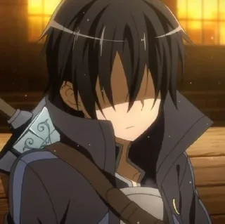 ⚔ emoji Kirito Telegram sticker 9 of 20