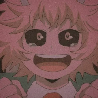 🥹 emoji Мина Ашидо Telegram sticker 20 of 39