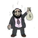 💰 emoji Jews Telegram sticker 22 of 22