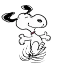 Sticker from snoopy