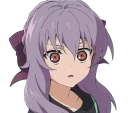 😯 emoji Shinoa Telegram sticker 17 of 44