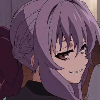 🌟 ✠ Shinoa Hiiragi ※ @KesitoMania, Telegram sticker 7 of 80