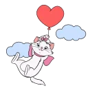 ❤️ emoji Кошечка Мари @Stickersnew Telegram sticker 20 of 42