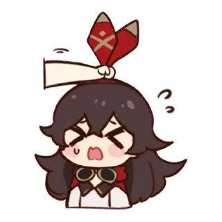 😩 emoji Genshin Impact Stickers Telegram sticker 7 of 103