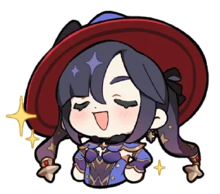 😌 emoji Genshin Impact Stickers Telegram sticker 22 of 103