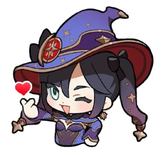😘 emoji Genshin Impact Stickers Telegram sticker 21 of 103