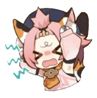 😖 emoji Genshin Impact Stickers Telegram sticker 18 of 103