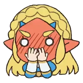 😳 emoji Link & Zelda (@thehyrulefantasyita) Telegram sticker 17 of 20