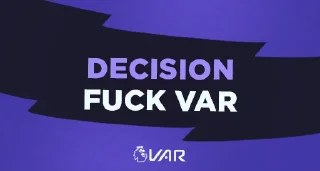 Sticker from VAR Decision