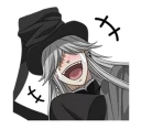 😂 emoji Black Butler @Nekosticker Telegram sticker 11 of 65