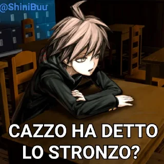 🤨 emoji @ShiniBuu's Danganronpa Pack Telegram sticker 20 of 102
